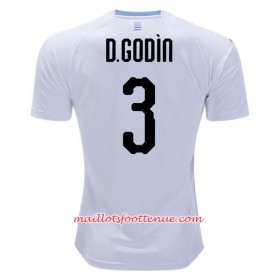 Maillot/Tenue Uruguay D.Godin 3 Exterieur Coupe du monde 2018